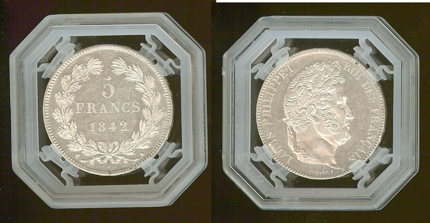 5 francs Louis Philippe 1842A MS62